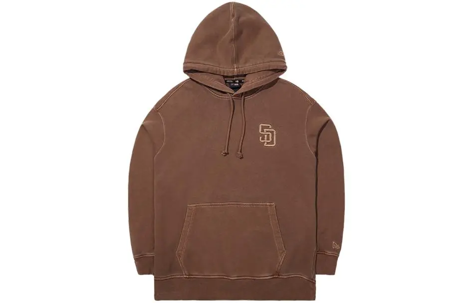 New Era MLB Washing Hoodie Brown