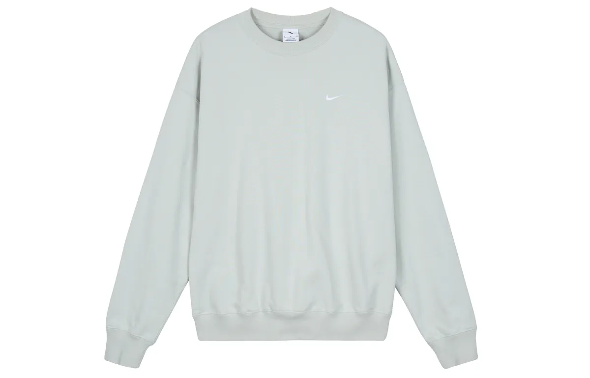 Nike Sweatshirts Men's Gray Crew Neck Moderate Straight Fit