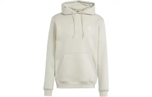 Adidas Originals Essential Trefoil Essentials Hoodie Sweatshirt Men's Oil Gray