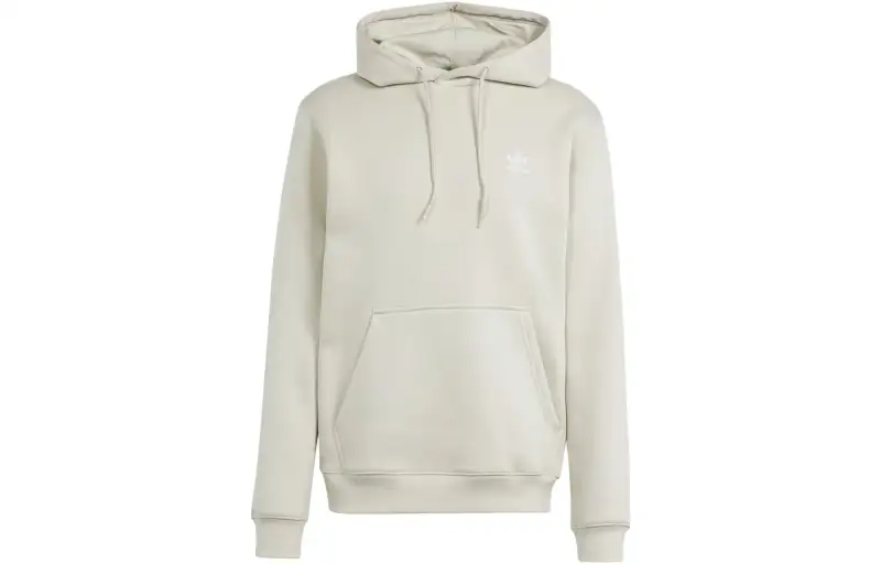 Adidas Originals Essential Trefoil Essentials Hoodie Sweatshirt Men's Oil Gray