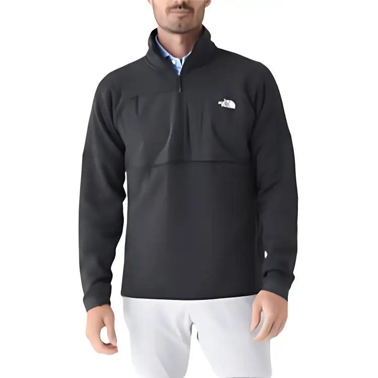 THE NORTH FACE Sweatshirts Men's Asphalt Gray Stand Collar Moderate Regular