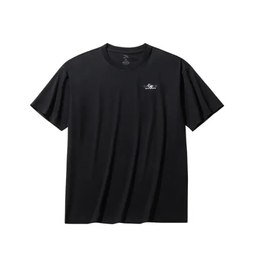 Anta Life Collection T Shirt Unisex Basic Black