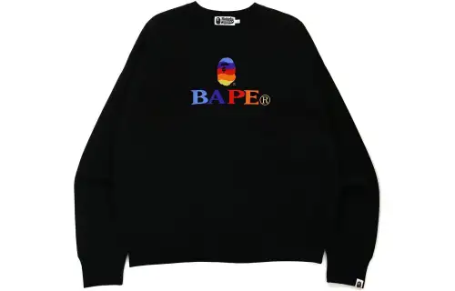 A BATHING APE Sweatshirts Men's Crew Neck Moderate Regular