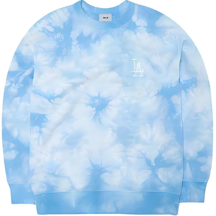 MLB Los Angeles Dodgers Sweatshirts Unisex Blue Crew Neck Moderate
