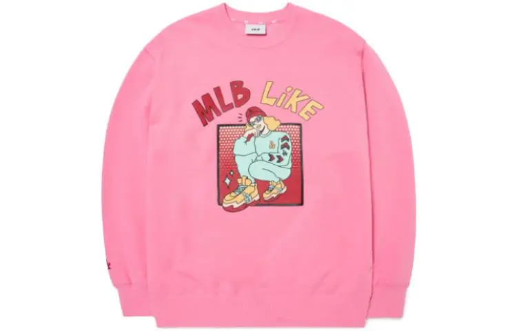 MLB FW22 American Sweatshirt Unisex Pink