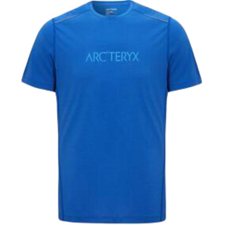 Arcteryx Arc'teryx MOTUS sl crew arc word soft, comfortable, quick-drying short-sleeved dopamine T-shirt, men's ultramarine blue