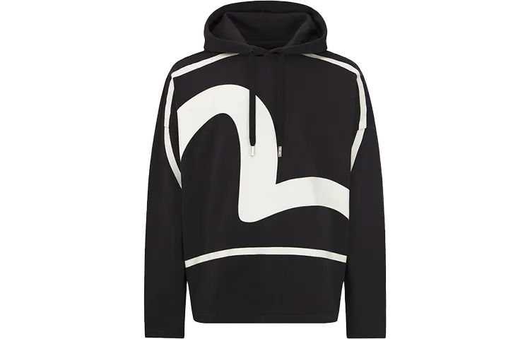 EVISU Sweatshirts Unisex Hooded Moderate Regular