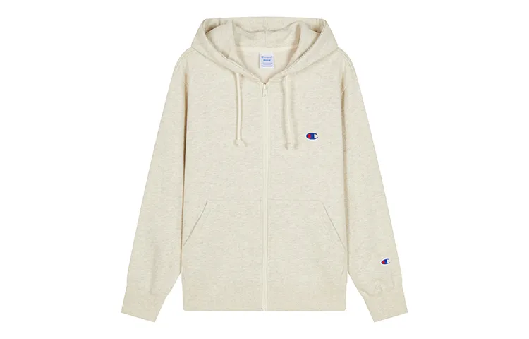 Champion Sweatshirts Unisex Hooded Moderate Cardigan