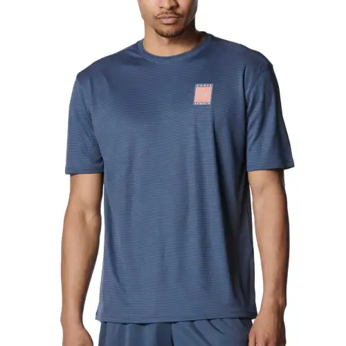 Under Armour Run 96 Stride T Shirt Men's Gray 044