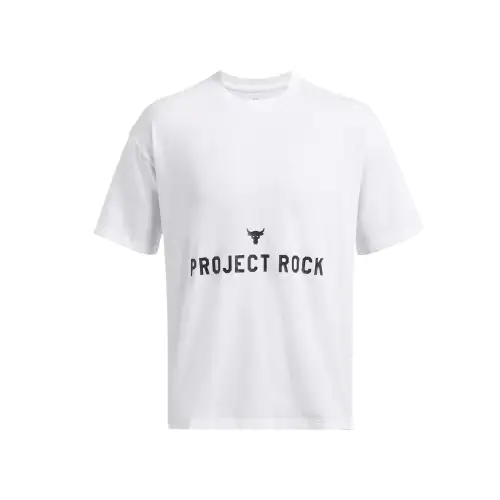 Under Armour Johnson BADGE Of HONOR T Shirt Men's White