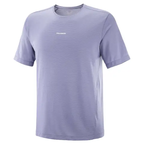 SALOMON Quick Dry T Shirts Men's Blue Granite