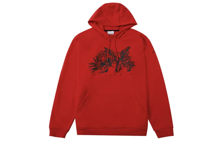 Columbia Sweatshirts Men's Red Hooded Moderate Other