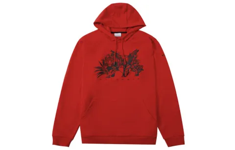 Columbia Sweatshirts Men's Red Hooded Moderate Other