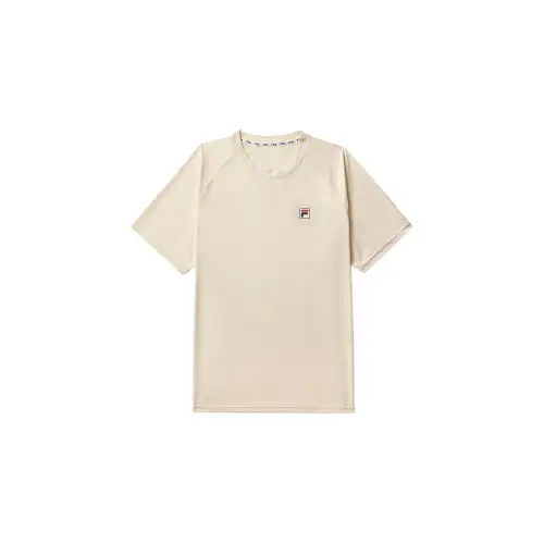 FILA T Shirt Men's Loose Stone Color
