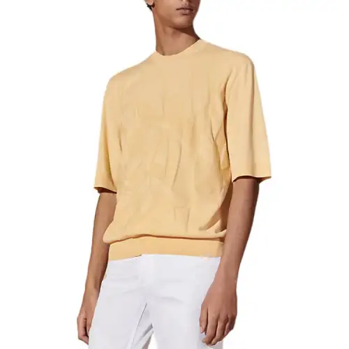 HERMES FW24 T Shirt Men's Banana Yellow