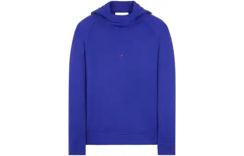 STONE ISLAND STONE ISLAND SS23 Marina Sweatshirts Men's Blue Hooded Moderate