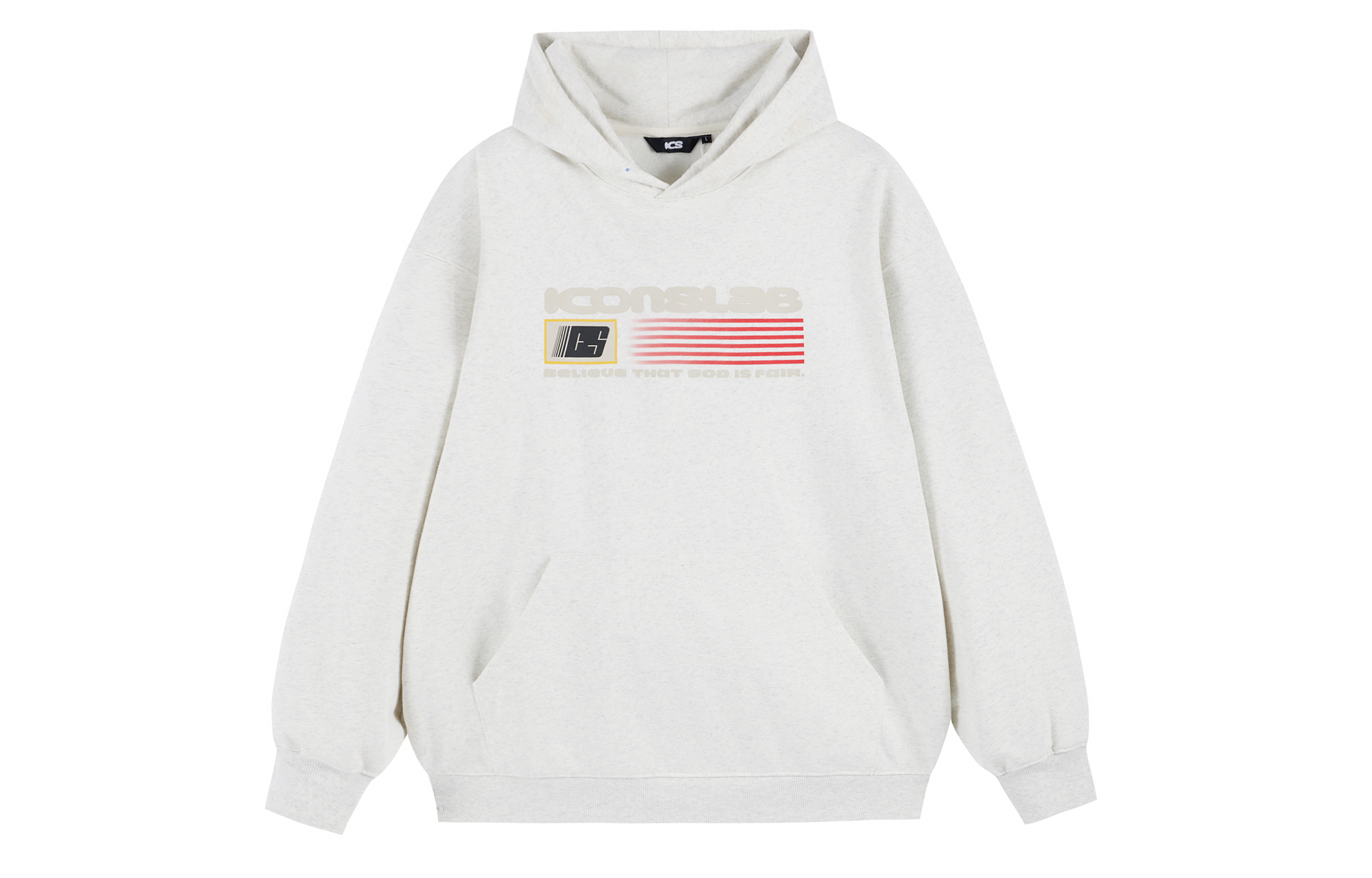 ICONS Lab ICS American винтаж Креативный градиент баннера слово мать для отдыха Универсальная молодежная толстовка с заниженными плечами. капюшон Петух толстовка мужские и женские фасон унисекс