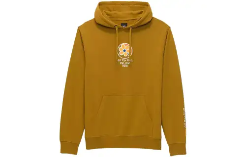 Vans Sweatshirts Unisex Yellow Hooded Moderate Regular