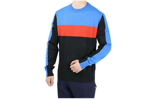 KENZO Knitwear Men's Multicolor Crew Neck Moderate Regular