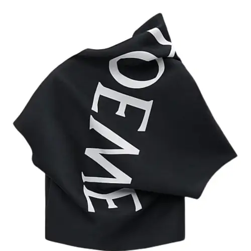 LOEWE T Shirts Men's Black Moderate Straight Fit