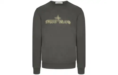 STONE ISLAND Sweatshirt Men's Gray Green