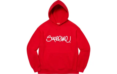 Supreme Raised Handstyle Hooded Sweatshirt