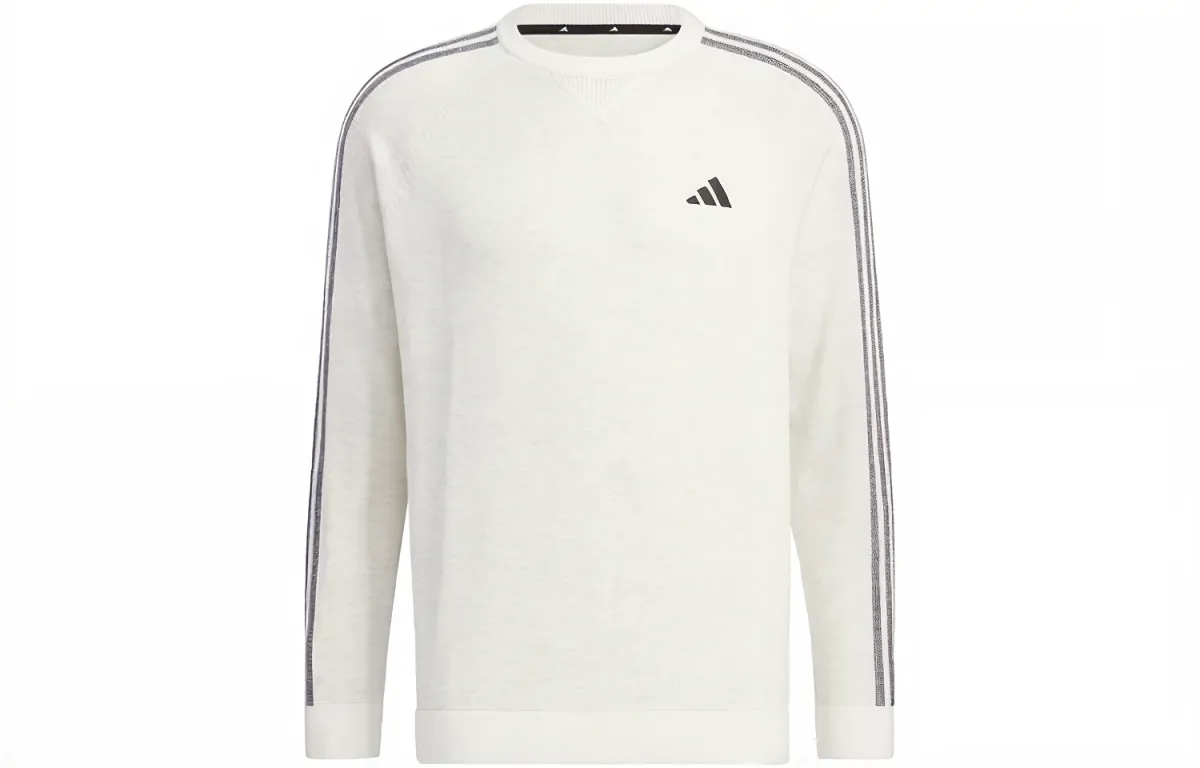 Adidas Sweatshirts Men's White Crew Neck Moderate Other