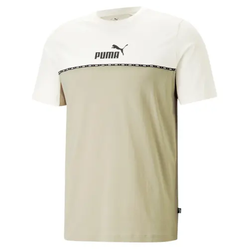 PUMA T Shirts Men's Oat Crew Neck Moderate Straight Fit