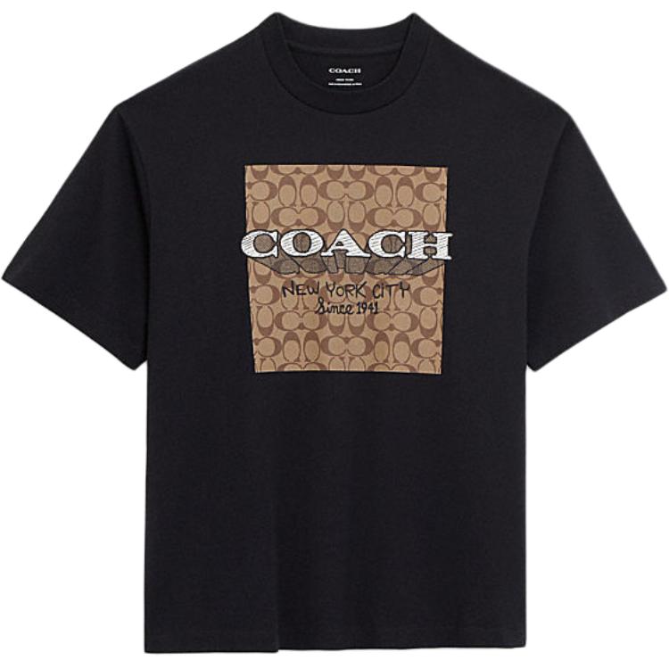Мужская футболка COACH (черная)