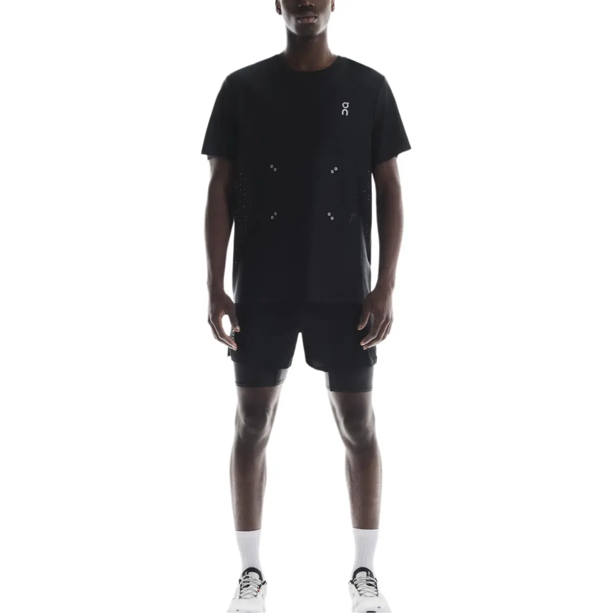 On Pace Mesh T Shirt Men's Black