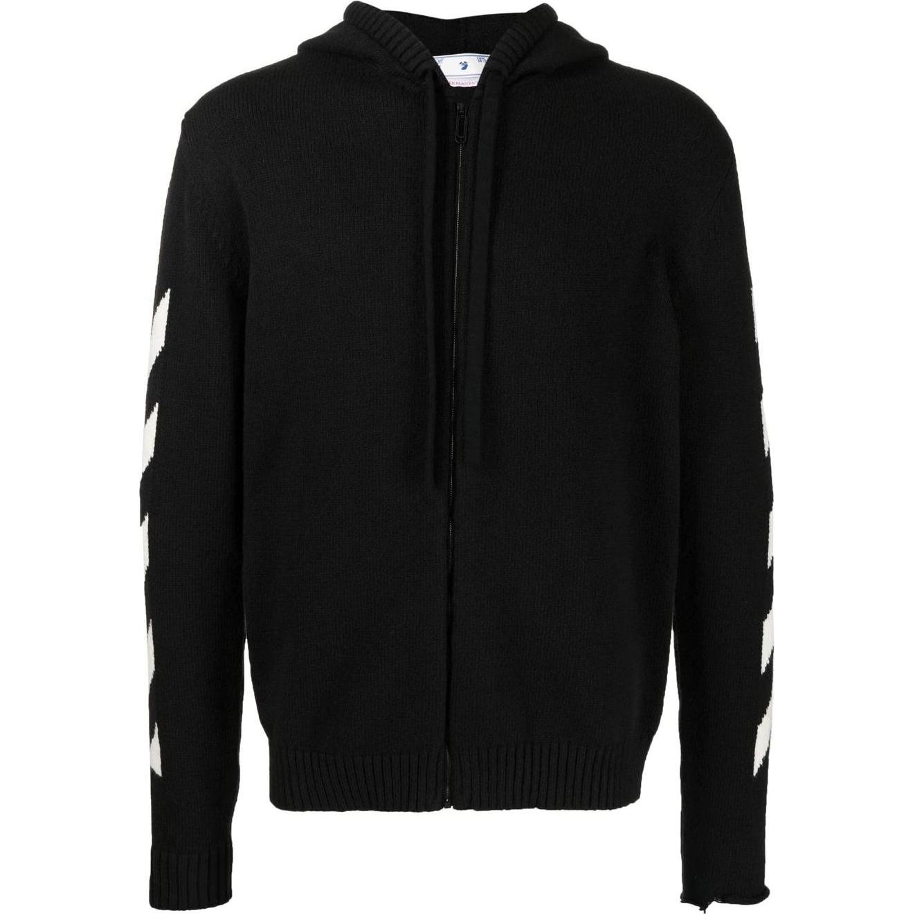 OFF-WHITE Diag-stripe print hoodie