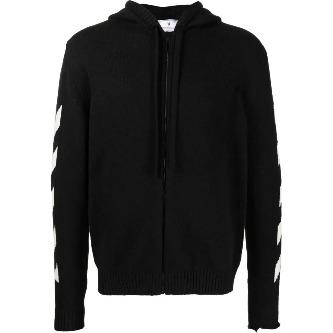 OFF-WHITE Diag-stripe print hoodie