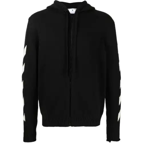 OFF-WHITE Diag-stripe print hoodie