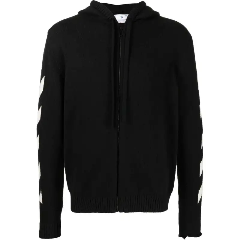 OFF-WHITE Diag-stripe print hoodie
