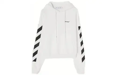 OFF WHITE Diagonal Helvetica Oversized Hoodie