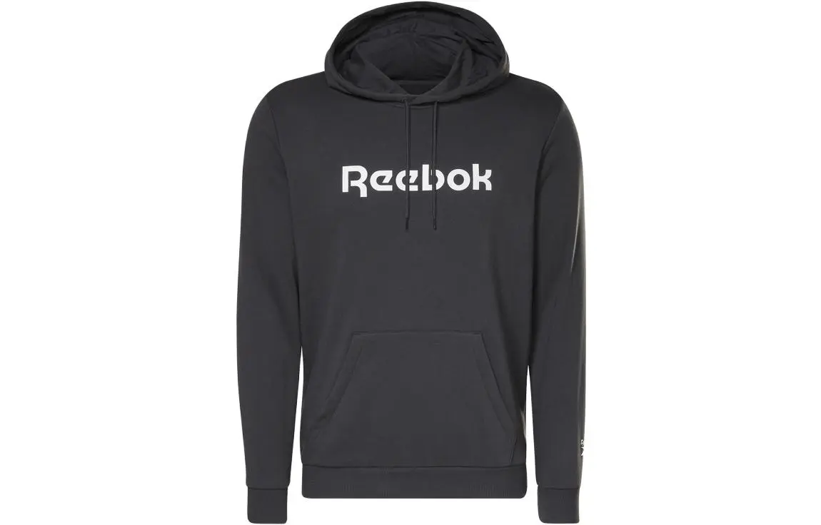 Reebok Sweatshirts Men's Black Hooded (Non-detachable) Moderate