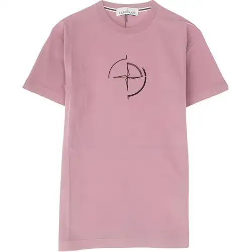 STONE ISLAND T Shirt Men's Pink