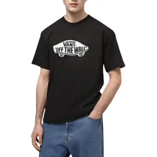 Vans T Shirts Men's Black Crew Neck