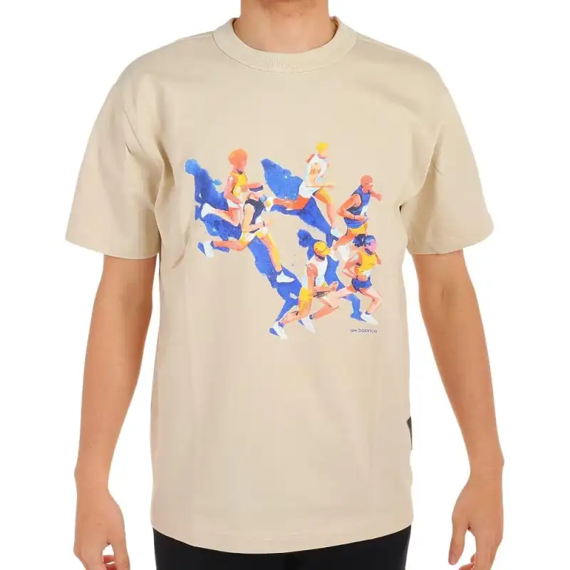 New Balance T Shirt Men's Light Umber