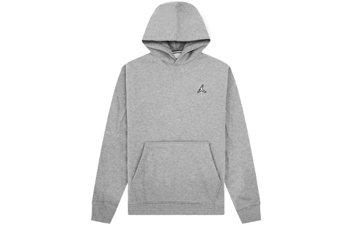 Jordan Sweatshirts Men's Gray Hooded Moderate Regular