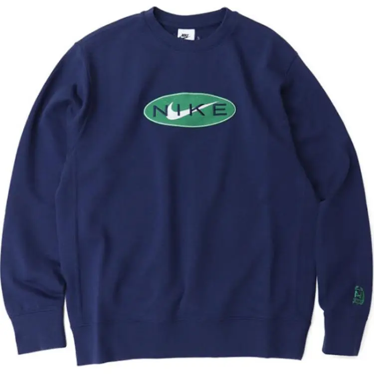 Nike Sweatshirts Men's Blue Crew Neck Moderate Other
