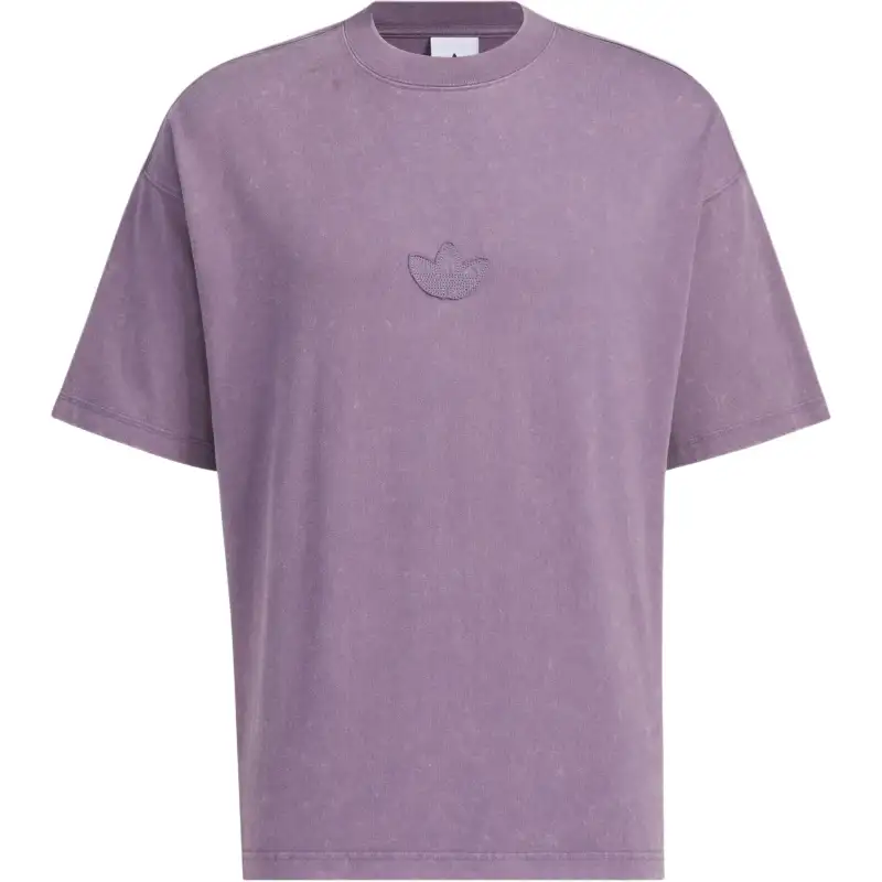 Adidas Originals WASHED SHORT SLEEVE T SHIRT T Shirt Men's Purple
