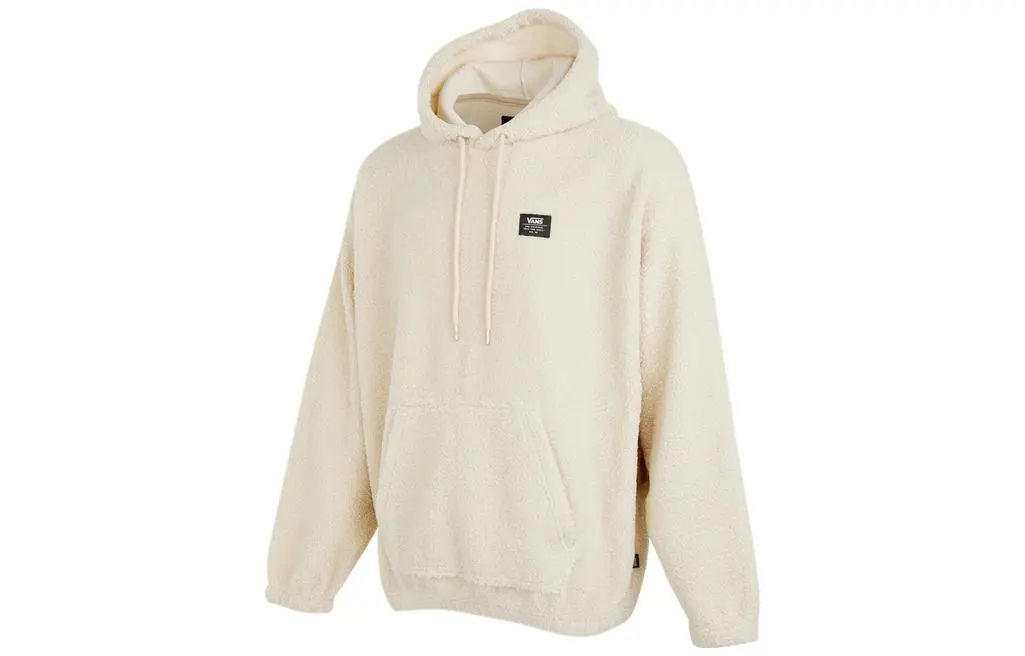 Vans Sweatshirts Unisex Beige Hooded (Non-detachable) Thickened