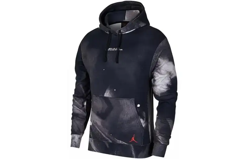 Jordan Sweatshirts Men's Dark Blue Hooded Moderate Other