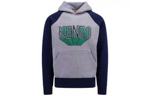 【Previous Season】logo-print cotton jersey hoodie