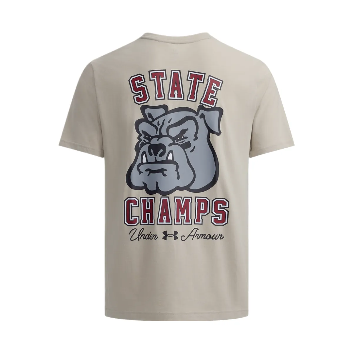 Under Armour STATE CHAMPS T Shirt Men's Khaki Gray