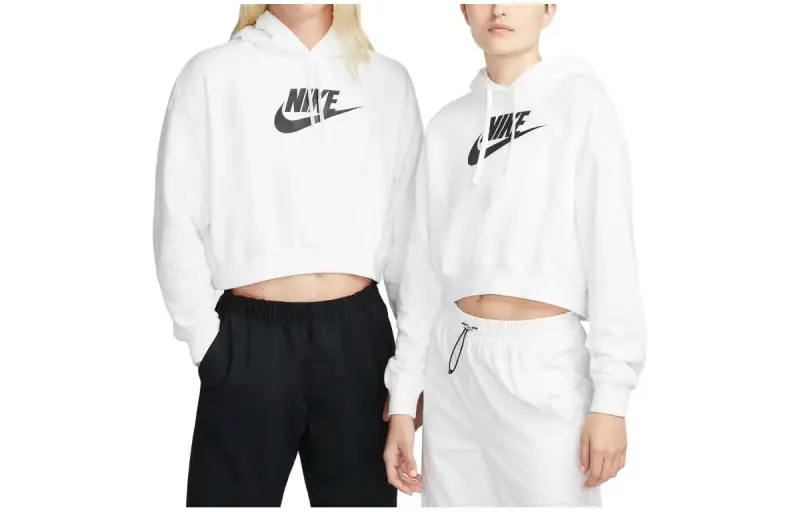 Nike Sweatshirts Unisex White Hooded Moderate Other