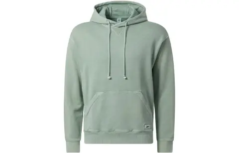 Reebok Sweatshirts Unisex Green Hooded (Non-detachable) Moderate