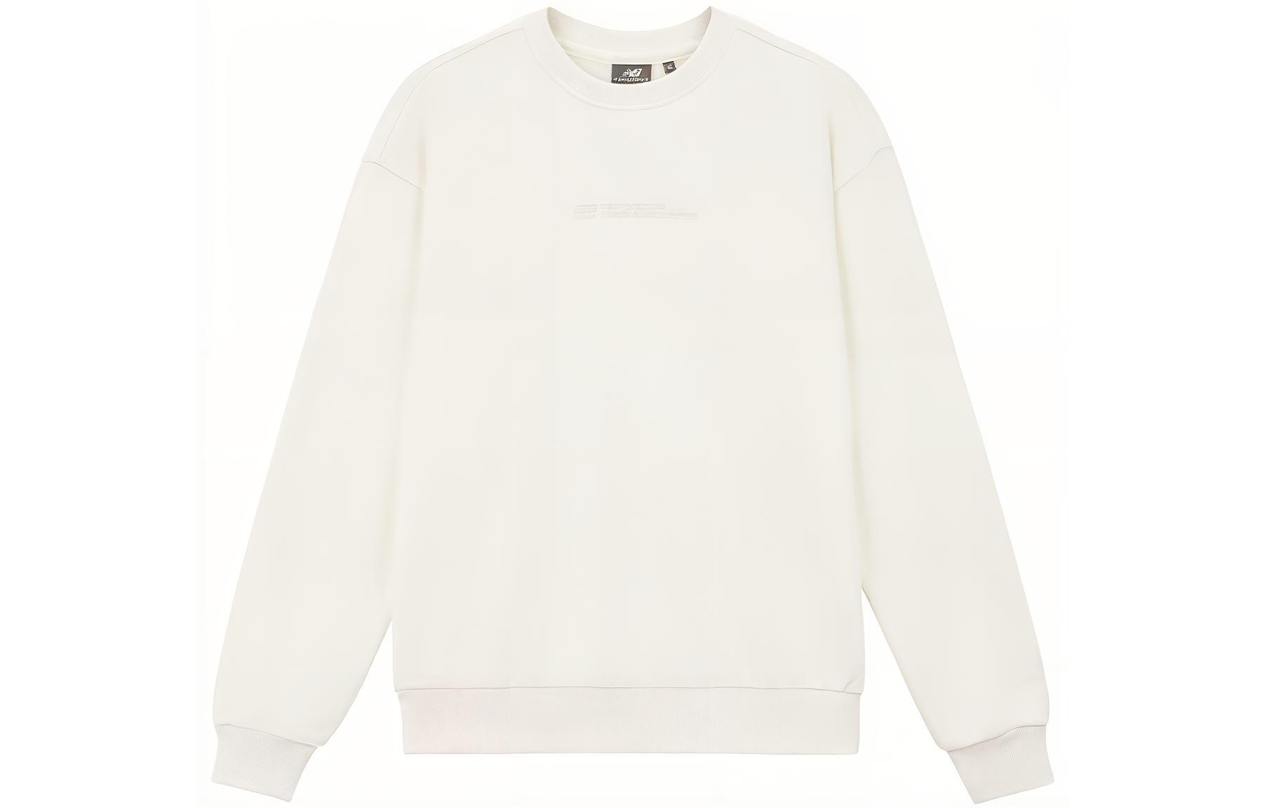 New Balance Sweatshirts Men's White Crew Neck Moderate Regular