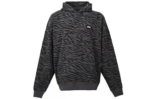 Vans Sweatshirts Unisex Dark Gray Hooded Moderate